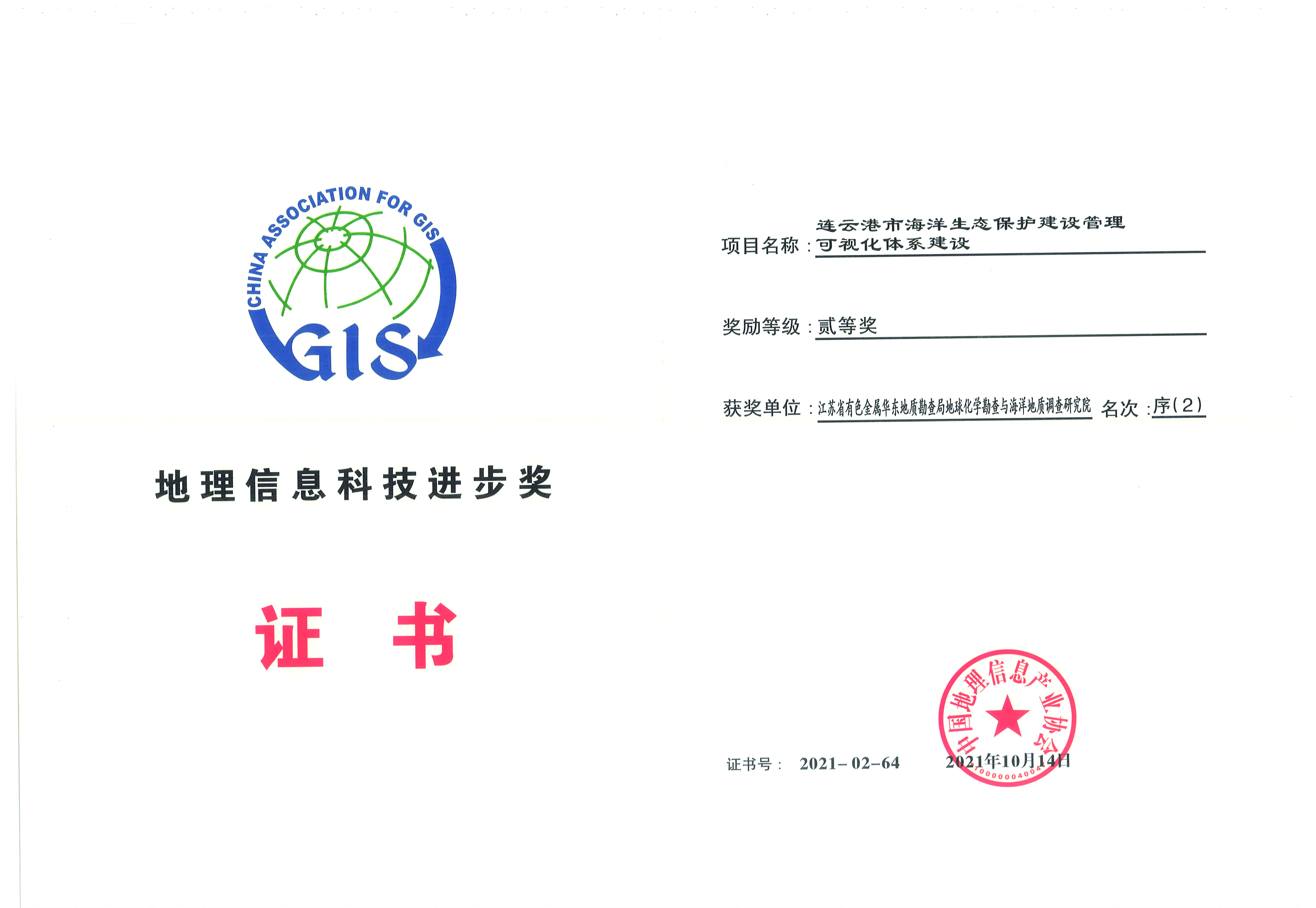 地理信息科技进步奖-二等奖（2021年）.jpg